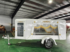 Towable Funeral Hearse Transport <b>Trailer</b> Towed Funeral Carriage Custom Paint for Africa Nigeria Funeral Service Wholesale - Product Image 1