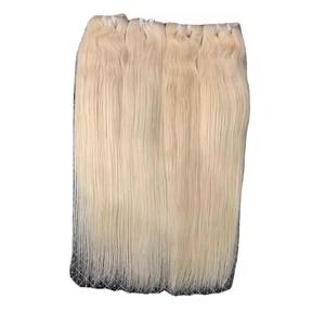 Venta al por mayor de 40 pulgadas de largo 100% Remy pelo humano indio crudo mejor precio extensión de estilo rizado longitud estirada 26-36 pulgadas - Product Image 4