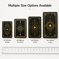 Jeu de cartes de poker Guan Dan Gold Medal de luxe, personnalisé, écologique, durable, en papier, portable, OEM/ODM, taille et couleur personnalisables pour toute la famille