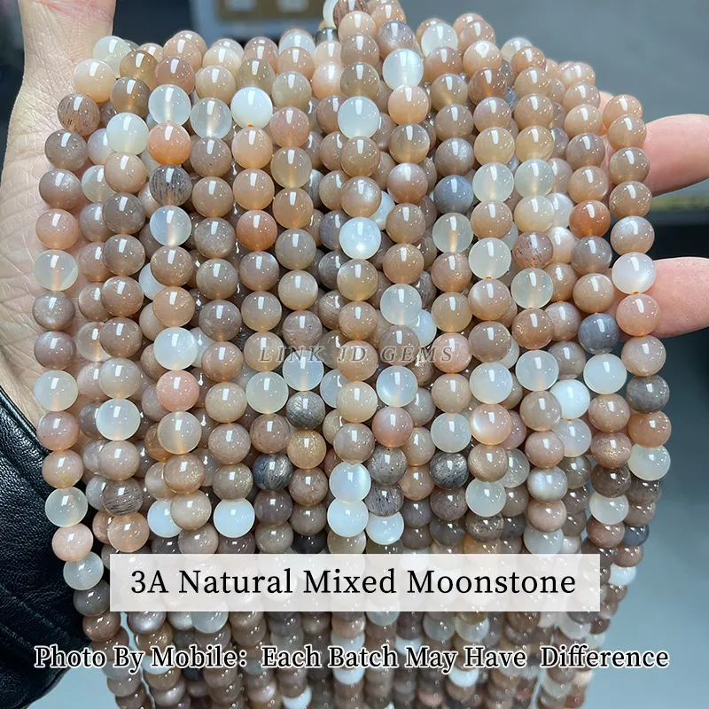 4-12mm Oeil de Tigre Naturel Améthyste Rose Quartz Cristal Pierres Précieuses Loose Perles Rondes Pour Diy Bracelet Collier Fabrication de Bijoux