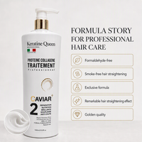 Traitement à la kératine professionnel sans formaldéhyde, crème lissante pour cheveux à base de protéines, crème lissante à la kératine brésilienne