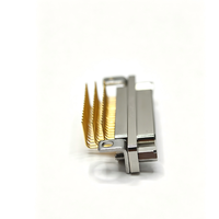 Mini connecteur d'aviation rectangulaire J30J-51TJW-J, connecteur mâle à souder 51 broches avec clip de câble de type J