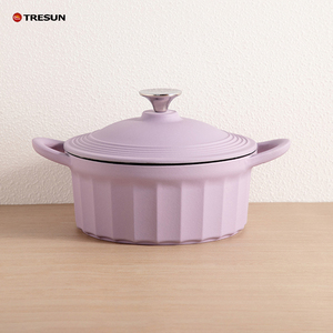 Wholesale Cast Iron <b>Cookware</b> <b>Set</b> Enamel Cast Iron Casserole Cast Iron Pot Dutch Oven - Product Image 6