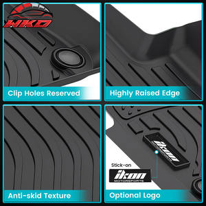 Tapis de sol pour Porsche Cayenne 2019-2025, TPE toutes saisons, moulés 3D, tapis de protection imperméables - Product Image 3