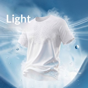 Maglietta Sportiva Ultra-leggera Senza Cuciture, T-shirt da Corsa a Maniche Corte ad Asciugatura Rapida, per Maratona e Atletica - Product Image 4
