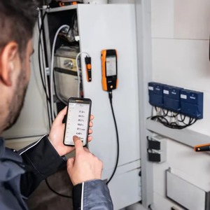 Analyseur de gaz de combustion Testo 300LL O2 CO avec compensation H2, capteur NO 30000ppm, écran tactile 5 pouces, haute précision, garantie 1 an, testé aux États-Unis - Product Image 2