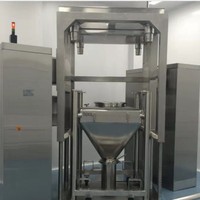 Mélangeur de poubelle de levage industriel de haute qualité HTD, mélangeur automatique de réservoir IBC, trémie rotative, machine de mélange de poudre sèche