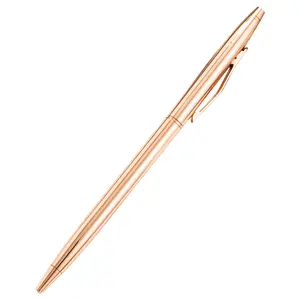 Unique Design Hot Selling Ballpoint Pen OEM Brand Expensive Fountain Mental Gold Silver Ballpoint Pen