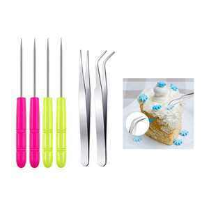 Bview Art 16-Piece Ceramic Clay <strong>Modeling</strong> Tools for Stone Carving Knife &amp; Sugar <strong>Work</strong> Wood Handle - Product Image 3