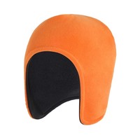 Couvre-oreilles de cyclisme imperméables et respirants doublés polaire, double couche, épais, chauds et confortables, style trapper, s'adaptent au casque, couverture polaire intégrale