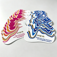 Autocollants personnalisés de haute qualité, imperméables, découpés à la forme, avec logo de marque, autocollants adhésifs