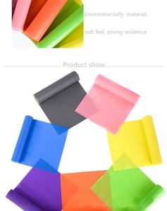 Fasce di Resistenza Premium in Lattice e TPE, Bande Elastiche Antirottura ad Alta Elasticità per Yoga e Allenamento Fitness - Product Image 1