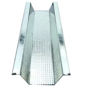Metal Galvanizado Calibre ligero Metalcom Drywall canal de enrasado de acero Quilla de acero ligero personalizado