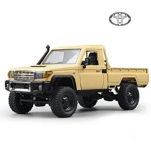 Mn82 Land Cruiser Lc79 Gelicentieerde 2.4G Proportioneel Off-Road 4wd Lichten Rtr 1/12 Afstandsbediening Rc Pick-Up Truck Verjaardagscadeau Speelgoed