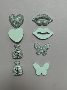 卸売 高級 キラキラ ダイヤモンド バタフライ リボン リップ ベア ハート フラワー デザイナー デコパーツ スマホケース Ipadケース デコレーション チャーム DIY クラフト - Product Image 2