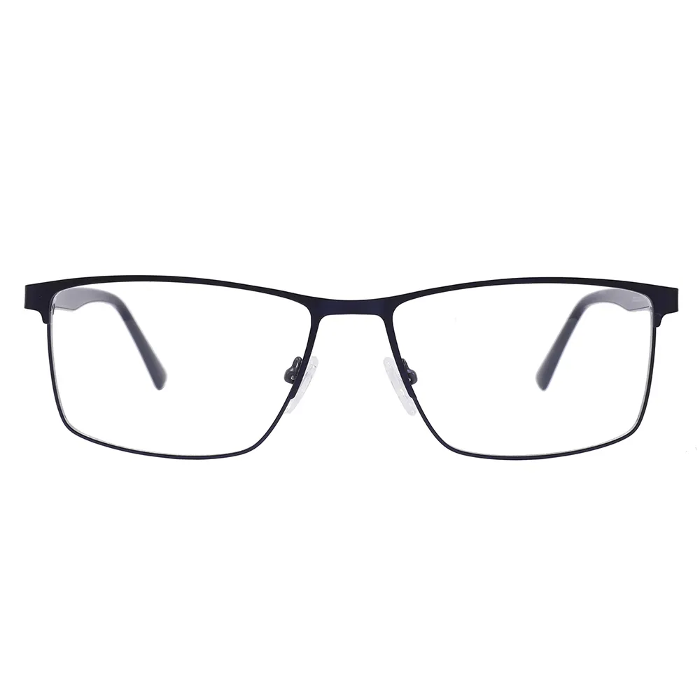 JS072 Alta qualidade óculos clássico quadrado metal óculos ópticos quadro para unisex