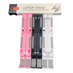 Support d'ordinateur portable pliable moderne en plastique, imprimé en sérigraphie, pour promotion d'entreprise technologique, équipe professionnelle et corporative, vente en gros - Product Image 4