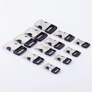 고품질 아연 합금 <span class=keywords><strong>2cm</strong></span> 2.5cm 3.<span class=keywords><strong>2cm</strong></span> 사용자 정의 로고 무거운 조정 가능한 웨빙 사이드 퀵 릴리스 철 버클 가방 개 목걸이 - Product Image 1