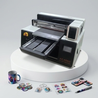 Imprimante UV 3D pour logos, autocollants, cartes PVC, céramique, coques de téléphone portable, filament plastique et balles de golf