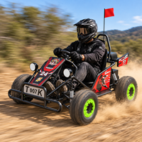 Kart électrique tout-terrain haute performance 60V 20Ah avec frein à disque hydraulique et suspension indépendante pour piste de terre