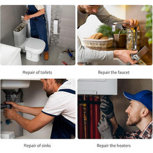 Llave Sanitaria Multifuncional de 12 Pulgadas al por Mayor con Manguito Metálico Líder para Desmontaje de Tuberías de Suelo Pélvico y Fontanería de Baño - Product Image 6