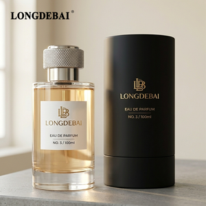 2026 Custom Clear Glass Perfume Spray <b>Bottles</b> 30ml 50ml 100ml with Gold Crimp Lids Empty Premium Pump Packaging - Product Image 3