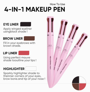 Approvisionnement exclusif transfrontalier de produits de maquillage : Stylo de maquillage 4-en-1 - Product Image 3
