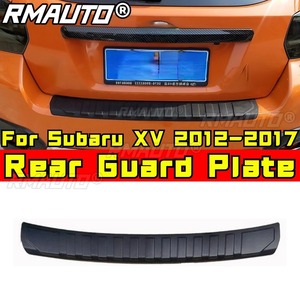 Plaque de protection arrière en résine d'origine pour Subaru XV 2012-2017 2018-2023, protection de marchepied de pare-chocs arrière, protection de coffre arrière - Product Image 1