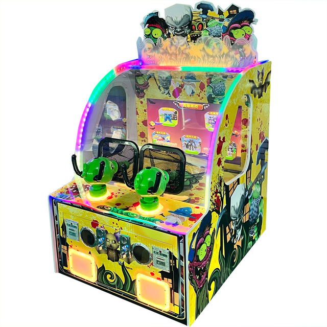 Commercial 2 Players Ball Shooting Game Machine Coin Operated Interactive Kids Arcade Machine for Mall