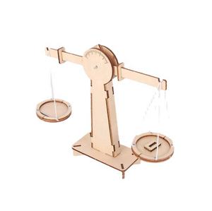 Balance à levier en bois à faire soi-même, balance de pesage, jouet éducatif d'équilibre pour l'enseignement des sciences et des mathématiques pour <span class=keywords><strong>les</strong></span> élèves et <span class=keywords><strong>les</strong></span> enfants - Product Image 3