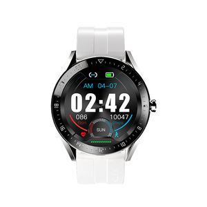 K60 Смарт-часы спортивные круглый сенсорный экран умные часы BT вызова сердечного ритма Трекер Смарт-часы-телефон Android ios смарт-часы K60 - Product Image 4