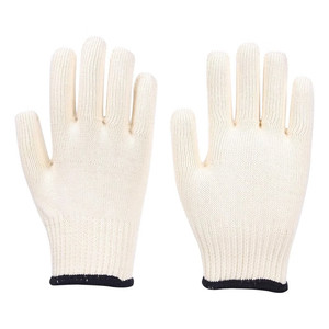 Guantes de seguridad de algodón, gruesos, antideslizantes y transpirables para trabajos de soldadura y construcción - Product Image 3