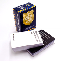 Cartes à jouer en papier pour jeux de famille, design élégant, vernissage mat, 4 couleurs, écologiques, durables, promotionnelles