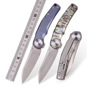Coltello all'ingrosso di nuovo Design M390 coltello pieghevole tascabile in acciaio EDC coltelli da frutta affilati con manico in lega di titanio TC4 - Product Image 6