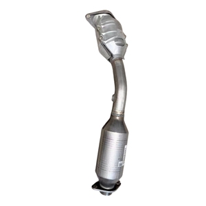 <b>Exhaust</b> system of the Nissan Sunny (HR15) 1.5L 2010-2014 features a centrally located 409 catalytic converter. - Product Image 2