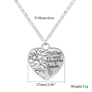 Nouveau collier d'amour éternel mère-fille, vente chaude, bijoux en gros, 1 pièce, cadeau d'anniversaire, vente en gros - Product Image 5