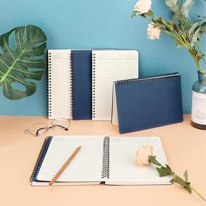 <b>A4</b> Spiral Ruled Leather Lined Custom Color Travel Writing Students College Office Business Subject <b>Diary</b> Notebooks - Product Image 4