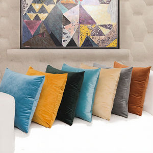 ปลอกหมอนอิงกำมะหยี่เนื้อนุ่มพิเศษ รูปทรงสี่เหลี่ยม ขนาด 40x40/45x45/40x60/50x50/55x55/60x60 ซม. สำหรับใช้ในบ้าน โรงพยาบาล สไตล์โมเดิร์น - Product Image 2