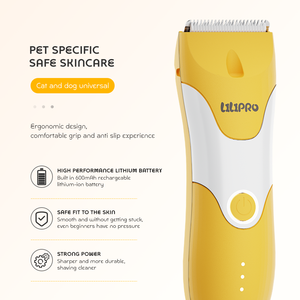 LILIPRO PT303 Cortadora de Pelo Inalámbrica para Perros, Recortadora Eléctrica con Cuchilla de Cerámica, Máquina de Peluquería Canina Silenciosa, Set de Aseo para Gatos - Product Image 2