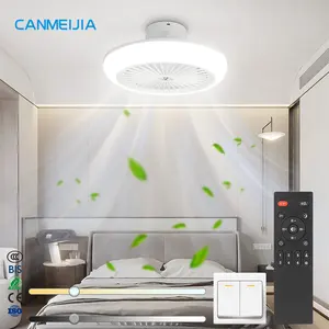 Modern Intelligent Remote Control Ceiling Fan With Light For Home Dimming Fans bulb Light/Ceiling Fans Light/Led Ceiling Fans