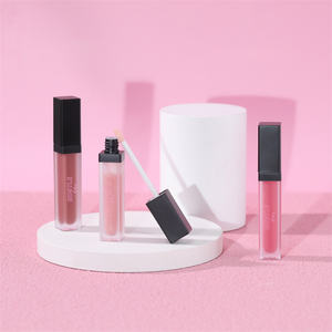 Stock en gros bon marché cosmétiques liquide rouge à lèvres logo personnalisé brillant à lèvres vendeurs clair brillant à lèvres miroitant - Product Image 2