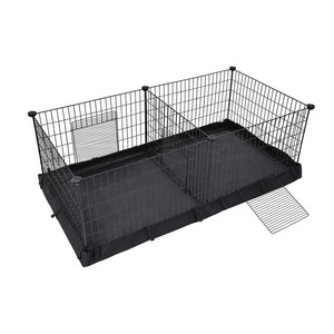 Guinea Pigs <strong>Hamsters</strong> Luxury Foldable Pet <strong>Cage</strong> for Small Animals Indoor Outdoor Use with Canvas Bottomed Box - Product Image 1