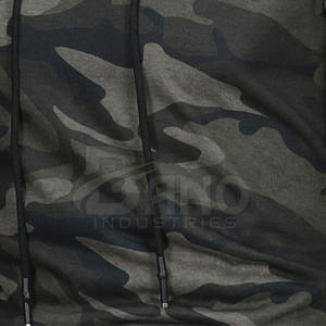 Temporada de otoño Sudaderas con capucha de gimnasio de alta calidad para hombres Diseño de cremallera informal hecho a medida Cómodo teñido liso con capucha - Product Image 6