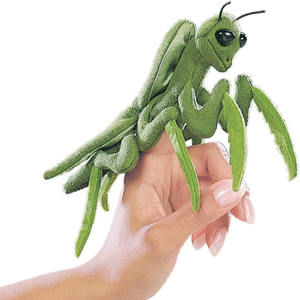 <span class=keywords><strong>B247</strong></span> OEM ODM Заводская CPC CE совместимая вязаная Полиэстеровая мини-марионетка на палец Богомола оптом только под заказ плюшевая марионетка на палец - Product Image 2