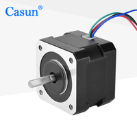 Motor Stepper Hybrid NEMA17 Harga Terbaik 0.9 Derajat 42x42x34mm Presisi Tinggi untuk Printer 3D Pola Linear Bersertifikasi ROHS