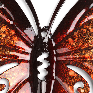 Nueva <span class=keywords><strong>mariposa</strong></span> de hierro para colgar en la pared artesanías de Metal para interiores y exteriores decoración colgante de jardín Europeo Americano - Product Image 5