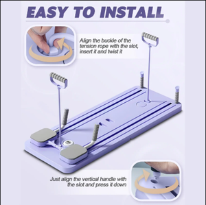 Nuovo polifunzionale a casa ruota muscolare addominale esercizio e attrezzature per il Fitness con ventre arrotolato piastra pancia sana rosa - Product Image 2