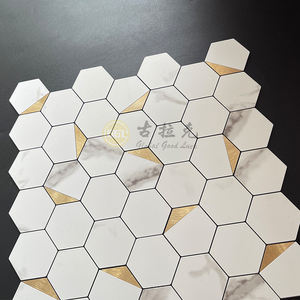 Azulejo autoadhesivo con diseño hexagonal Peel and Stick Backsplash Mosaico <span class=keywords><strong>de</strong></span> azulejos - Product Image 6