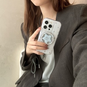 Funda Magnética Simple con Diseño de Rayas y Estrellas para iPhone 17 Pro Max 16 15 14, Doble Capa, para Mujer - Product Image 3