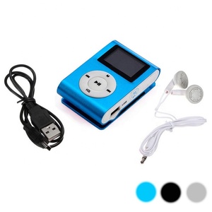 Reproductor <span class=keywords><strong>MP3</strong></span> Mini en Oferta con Pantalla LCD, Clip Metálico, Reproductor de Música <span class=keywords><strong>MP3</strong></span>, Compatible con Radio FM, Tarjeta SD, con Auriculares y Cable de Carga - Product Image 2